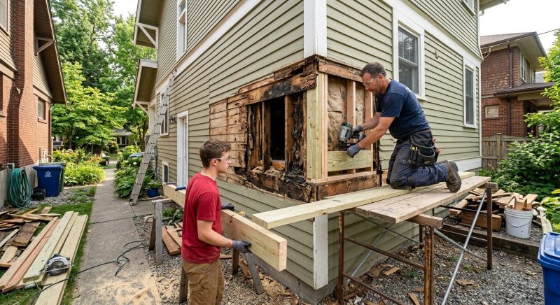 Dry Rot Remediation in Conroe, TX