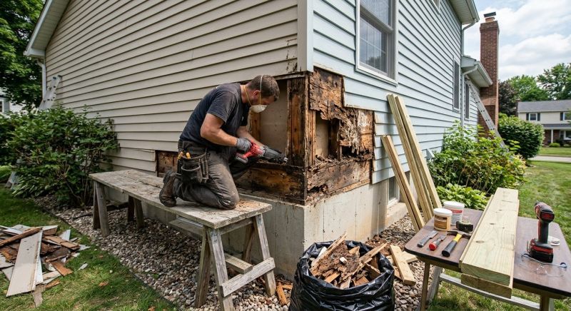 Dry Rot Remediation in Littleton, CO