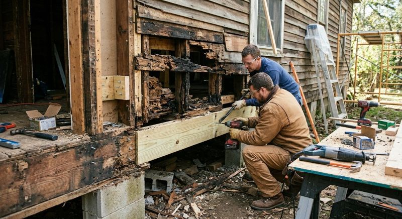 Rotten Wood Repair in Olathe, KS
