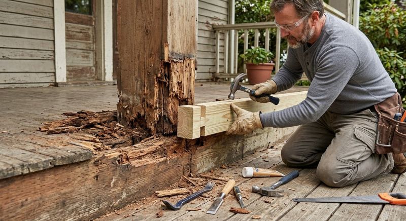 Rotten Wood Repair in Longmont, CO