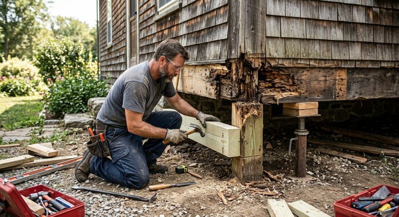 Structural Rot Repair in Conroe, TX