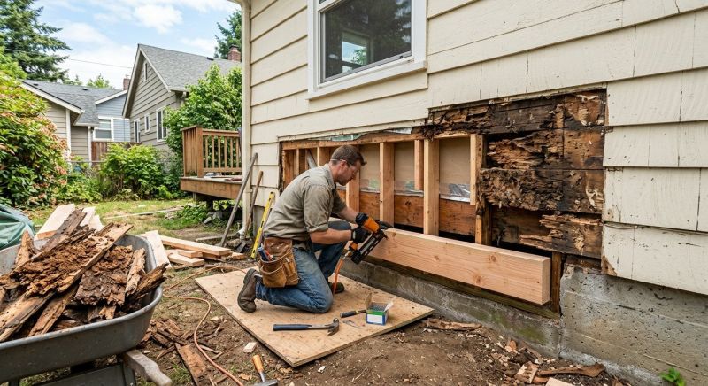 Structural Rot Repair in Kansas City, KS