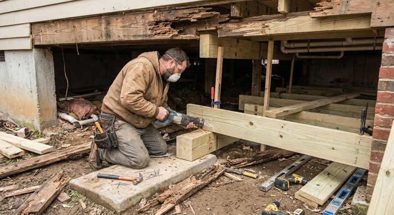 Termite Damage Restoration in Roswell, GA