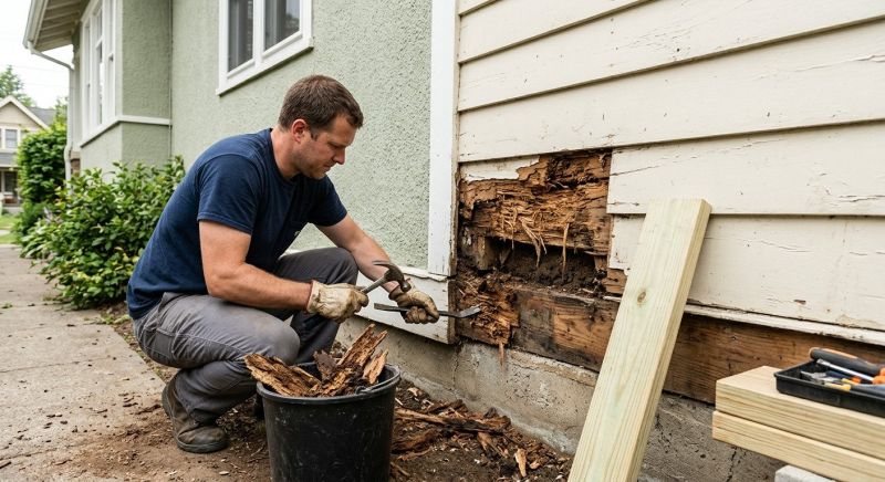 Wood Rot Repair in Denver County, CO