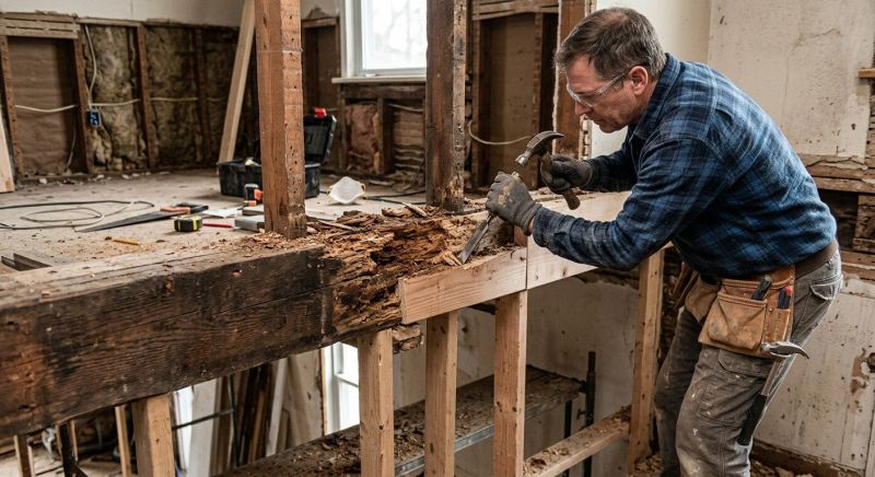 Structural Rot Repair in Wilmington, NC